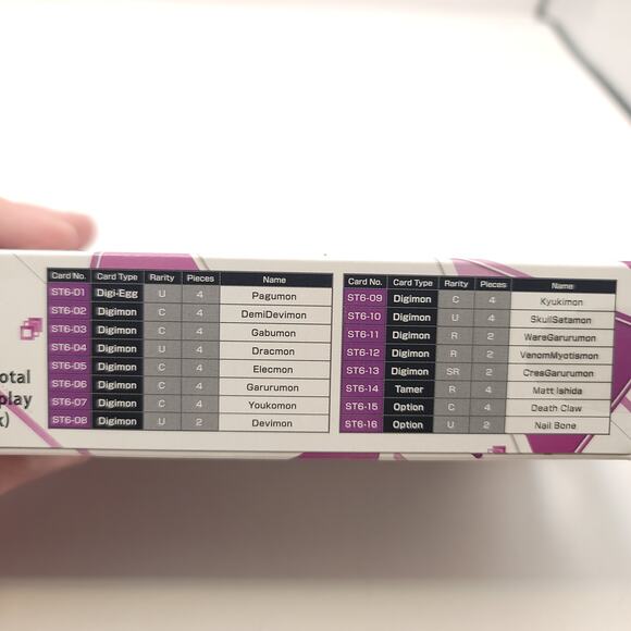 Digimon Card Game Venomous Violet Starter Deck 2021 - Picture 8 of 8